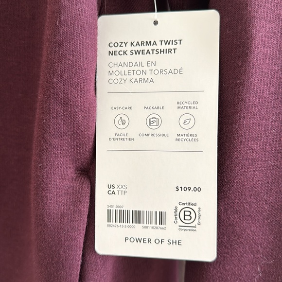 Athleta Cost Karma sweatshirt - Picture 3 of 4